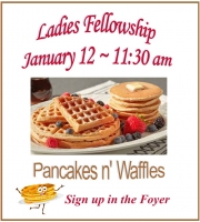 Ladies Fellowship Pancakes & Waffles 