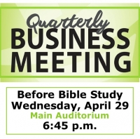 Quarterly Business Meeting 