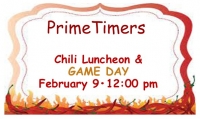 PrimeTimers -  Chili Luncheon & Game Day