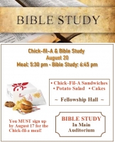 Wednesday Bible Study 